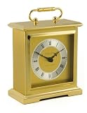 Gold Finish Quartz Chiming Mantle Clock by LC Designs