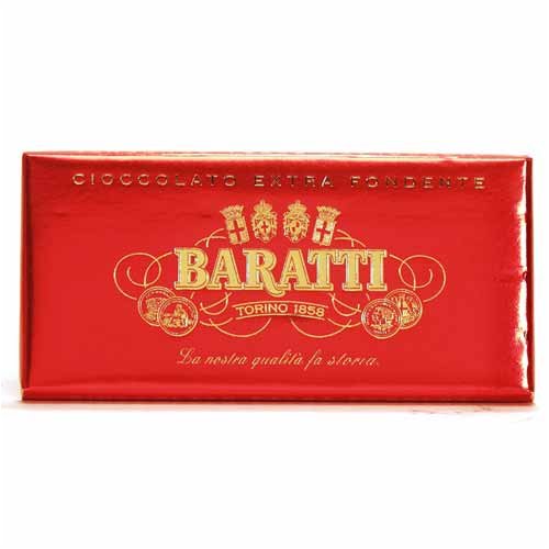 Extra Dark Chocolate (Cioccolato Extra Fondente) Bar by Baratti & Milano