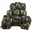 Extreme Pak 5 Pc Camaflauge Army Design Luggage Set