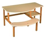Wild Zoo 19' B/D wht/grn-wz PreSchool Buddy Kids Desk