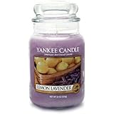 Yankee Candle 22-Ounce Jar Scented Candle, Large, Lemon Lavender