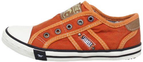 Mustang 5803-405-61, Chaussures basses mixte enfant - Orange (Orange 61), 36 EU