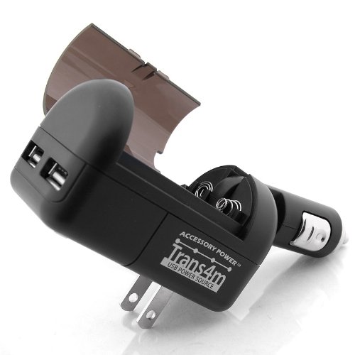3 in 1 EveryWhere Charger - Home / Car / Mobile for USB enabled devices