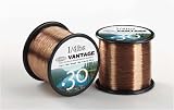 Fladen Vantage brown fishing line - various strengths