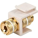 Steren Single Banana/Binding Post Keystone Insert - Black Band