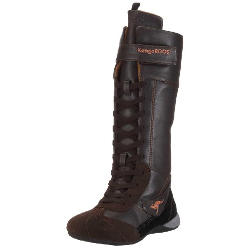 KangaROOS Gadget 10503, Mädchen Stiefel, braun, (chocolate/copper 395), EU 34