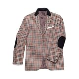 grey exploded plaid sportcoat