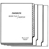Filing Products Online Shop Ranking 14. Desk File/Sorter, Indexed A Z, 12