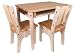 Childs Cherry & Maple Wood Table and 2 Chairs, USA Made