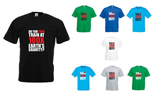 100x Earth's Gravity, Mens Printed T-Shirt