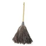 OSTRICH FTHR DUSTER 28 IN BLA HNDL 12