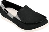crocs Women's Melbourne Slip-On,Black/Oyster,10 M US