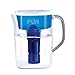 PUR 7 Cup Basic Water Filtration Pitcher, Filter Helps Reduce Chlorine Taste and Odor, Filter Provides Up To 40 Gallons or About 2 Months of Filtered Water