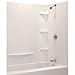 American Shower and Bath 60in W x 3in D x 5in H Bathtub Wall Surround (39544)