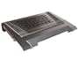 NZXT CRYO LX Aluminum Notebook Cooler 15-Inch to 19-Inch with 120MM Adjustable Fans - Black (CRYO LX BLACK)