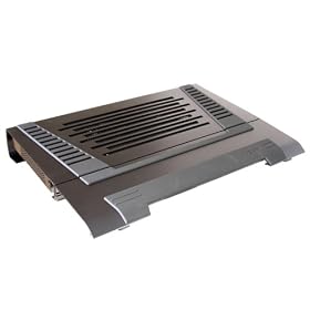 NZXT ACC-NT-CRYO-B Aluminum Notebook Cooler 120MM Adjustable Fans (Black)