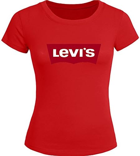 Levi's Batwing For Women's Printed Tee Tshirt X-Large Red