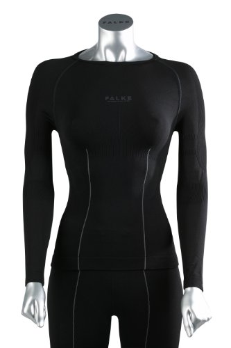 FALKE Herren/uni Sport-Unterw&auml;sche Skiing Athletic Fit Longsleeved Shirt, black, M, 33501 Preisvergleich