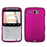 Premium Magenta Pink Rubberized Shield Hard Case Cover for HTC Status (AT&T ....
