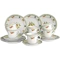 Creatable 13123 3 kaffeeservice, Alba Obst, 18-teilig