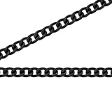 チェーン 黒　アルミ　Ｓマンテル　１５ｍ巻 R-AS22