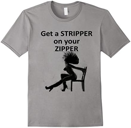 Men's Men's & Women's Funny Stripper t shirt Medium Slate