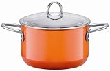 Silit 3-3/4-Quart High Casserole with Lid, Wild Orange