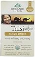 Organic India Tulsi Tea,Lemon Ginger, 18 Count (Pack of 2)