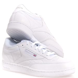 Men's Reebok, Club C extra wide 4e Sneaker WHITE GREY 14 4E