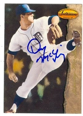 Denny McLain Autographed/Hand Signed baseball card (Detroit Tigers) 1994 Ted Williams Card Company #