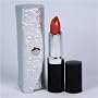 Silver Faux Ostrich Lipstick Case with Mirror + Free Lip Stick