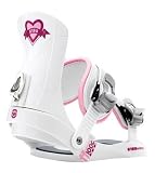 5150 1000 09 Women's Hard Snowboard Bindings - Small - White