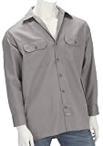 Dickies Herren Longsleeve Work Shirt, Silver Grey, XXL, 574_SV
