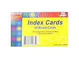 72 Packs of 60 Pack ruled index cards