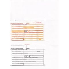 �berweisung/Zahlschein, bankneutral, mikroperforiert, 90g, 100 Blatt, DIN A4