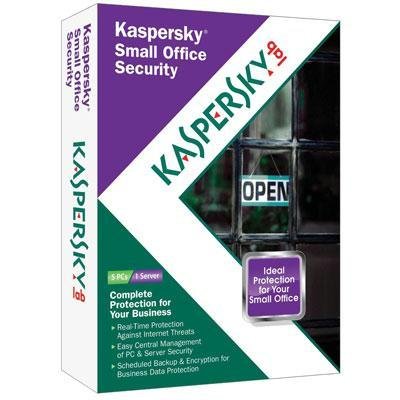 New Kaspersky Small Office Security 1 Year 1 File Server 5 Pc Cd-Rom English Retail Reliable