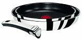 Tefal - L9339202 - Ingenio Inox Aa - Lot de 2 Poêles 24/28 Aa + 1 Poignée