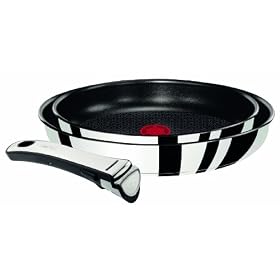 Tefal - L9339202 - Ingenio Inox Aa - Lot de 2 Po�les 24/28 Aa + 1 Poign�e