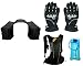 Autopearl Premium Quality Bike Accessories (Combo Of Water Proof Bike Twin Saddle Bags Black. & Vemar 1 Pair of Full Hand Grip Gloves for Bike Motorcycle Scooter Riding - (Black) & KTM Type Water Rucksack Backpack For Bike Riding / Cycling / Mount Climibing Bag With 2 Ltr. Hydration Bladder) RS.4957.00