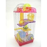 3 Level Clear Plastic Hamster/Mice Cage