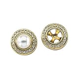 14K Yellow Gold Diamond Earring Jackets - 0.50 Ct.