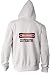 WARNING 2CUTE2BSTR8 Adult Zippered Hooded (Hoody Hoodie) Sweatshirt Fleece Jacket (Hoodie / Hoody) Various Colors