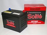 鮮度抜群◆SOLITEバッテリー 85D26R 国産車用 メンテナンスフリー【送料無料】の画像