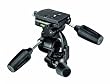 Manfrotto 808RC4 3-Way Standard Head with Quick Release Plate 410PL (Black)