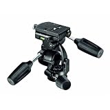Manfrotto 808RC4 3-Way Standard Head with Quick Release Plate 410PL (Black)