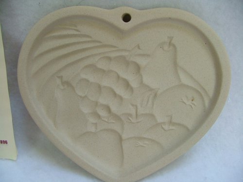 Pampered Chef 1995 Heart of Plenty Cookie Mold