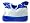 www.strandtaschen.com - Wanted WA0480BL Strandtasche Canvas blau