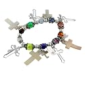 Assorted Cross Charm Gift Religious Fashion Jewelry Bracelet Collection