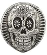 Rock Rebel Accessory SKULL DAY OF THE DEAD Belt-Buckle