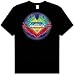 All Products : Superman DON'T STOP BELIEVING Adult Black Superhero T-shirt Tee Shirt